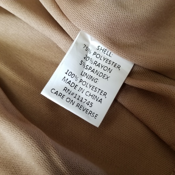 WD.NY Women's Zip Jacket Long Sleeve Pink & Tan, S - Picture 6 of 8